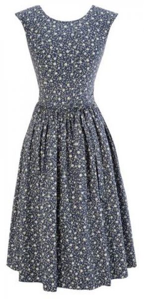 B-Ware / 2. Wahl - Trachtenkleid 70cm Darast blau grün geblümt Love Nature