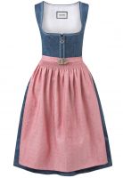 B-Ware / 2. Wahl - Dirndl midi 70 cm Roseline A blau altrosa rosa Stockerpoint B-Ware / 2. Wahl - Dirndl midi 70 cm Roseline A blau altrosa rosa Stockerpoint