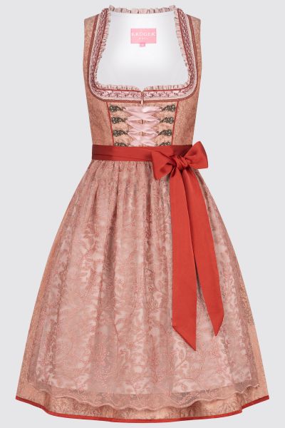 Dirndl midi 60 cm Amarena rot Krüger Madl