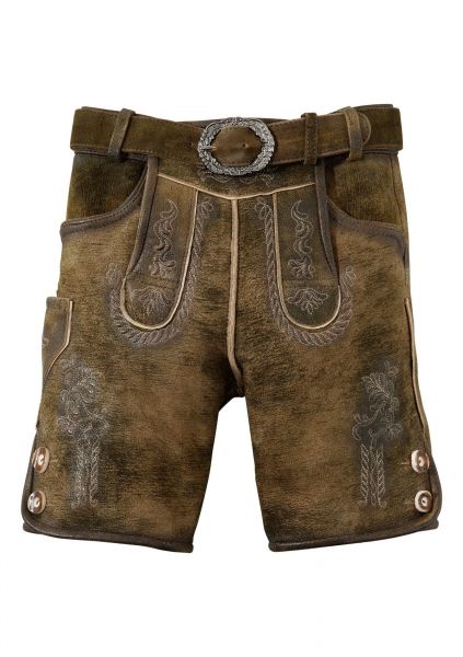 Kinder Lederhose kurz Heimweg braun Hammerschmid