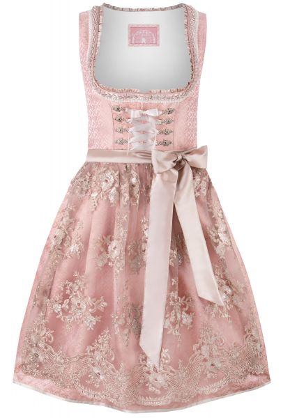 B-Ware / 2. Wahl - Dirndl midi 60 cm Bonny rose Stockerpoint