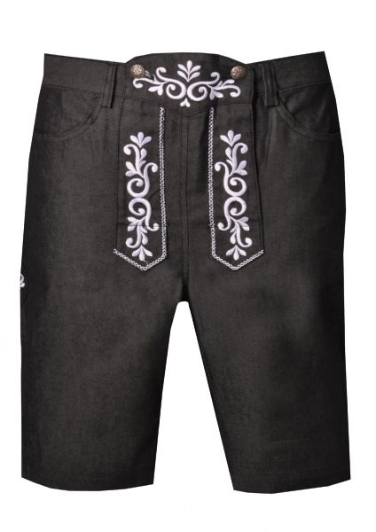 Trachtenjeans Schweitenkirchen schwarz Short