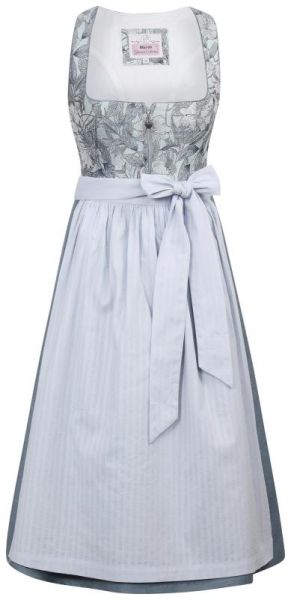 Dirndl midi 70cm Schlehdorf cloud florales Muster Marjo