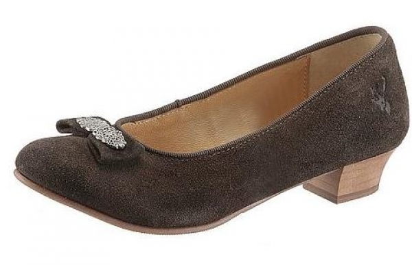 Trachtenschuhe Pumps Trabitz braun mit Schleife Spieth &amp; Wensky