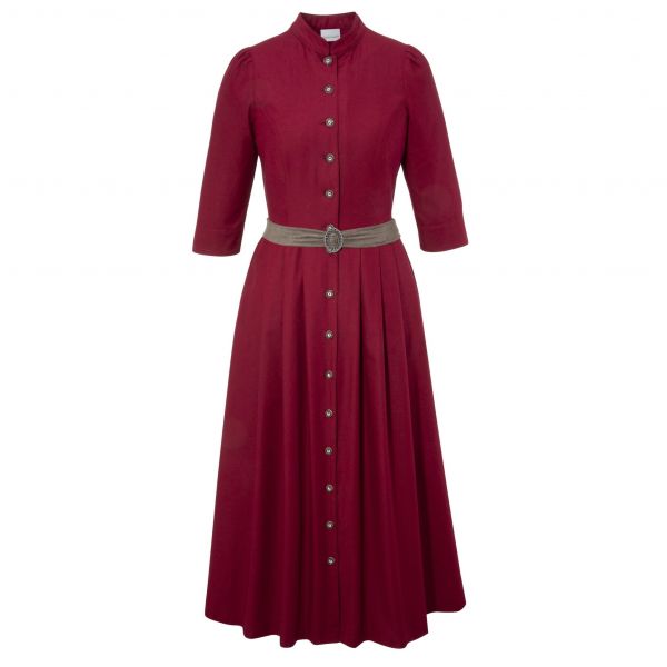 Dirndl Trachtenkleid lang 85 cm Eulenau brombeere Alpenwelt