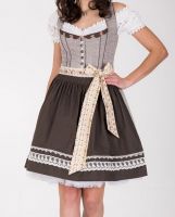 Dirndl mini 50 cm Blogger Style beige/braun Krüger Dirndl mini 50 cm Blogger Style beige/braun Krüger