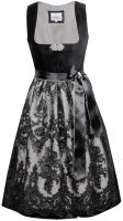 Dirndl midi 65 cm Madita schwarz Samt Marjo  Dirndl midi 65 cm Madita schwarz Samt Marjo