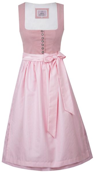Dirndl midi 70 cm Obing puderrosa Cord Marjo