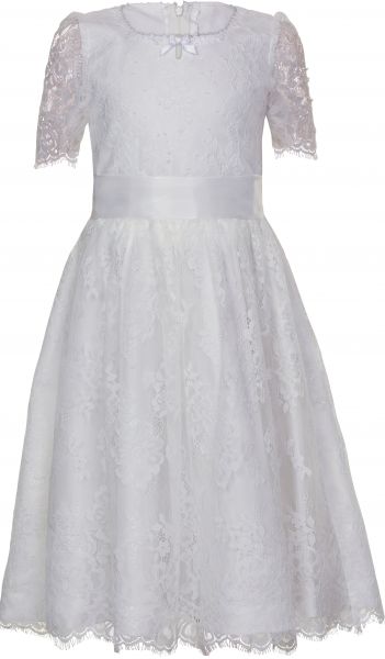 Kinder Trachtenkleid Taufe Kommunion Lilli offwhite Marjo
