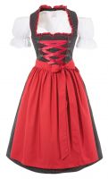 Dirndl Set 3tl.g midi 60cm Salmanskirchen schwarz rot Trachtenset 3-tlg. Naber Collection Dirndl Set 3tl.g midi 60cm Salmanskirchen schwarz rot Trachtenset 3-tlg. Naber Collection