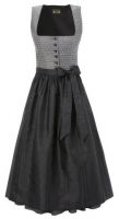 Dirndl midi 67 cm Setzermühle grau schwarz Love Nature Dirndl midi 67 cm Setzermühle grau schwarz Love Nature