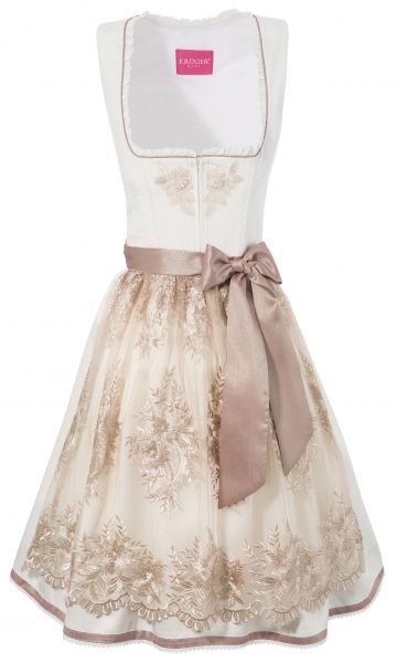 Dirndl 60 cm Malia offwhite beige Krüger