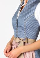 Vorschau: B-Ware / 2. Wahl - Dirndl midi 65 cm Melinda blau taupe rosa Stockerpoint Vorschau: B-Ware / 2. Wahl - Dirndl midi 65 cm Melinda blau taupe rosa Stockerpoint