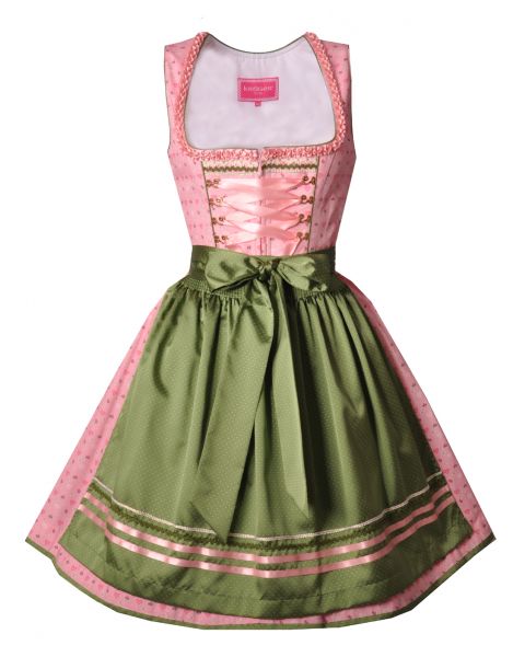 Dirndl mini 55cm Rosenbühl rosa grün Krüger Madl