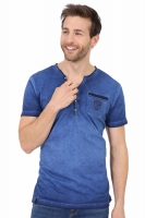 Trachtenshirt Ralf blau Used Look Krüger Trachtenshirt Ralf blau Used Look Krüger