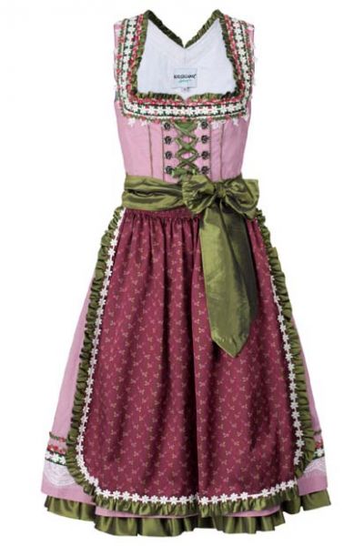Dirndl midi Marianna rosa/grün Krüger Feelings