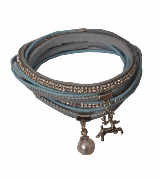 Trachten Armband Nittenau hellblau