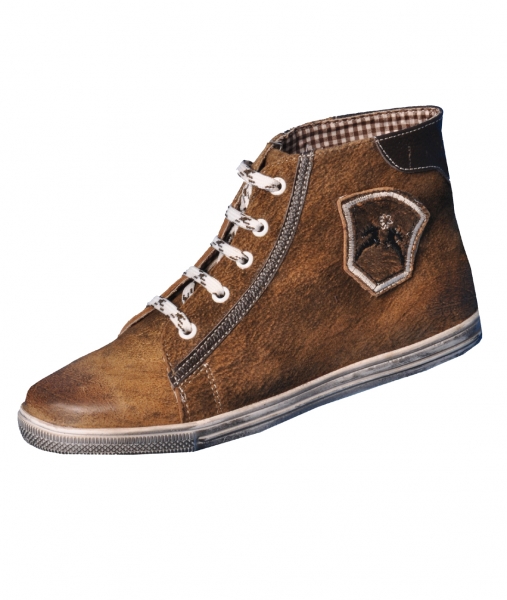 Trachten Sneaker Victoria wood braun Nappato Maddox