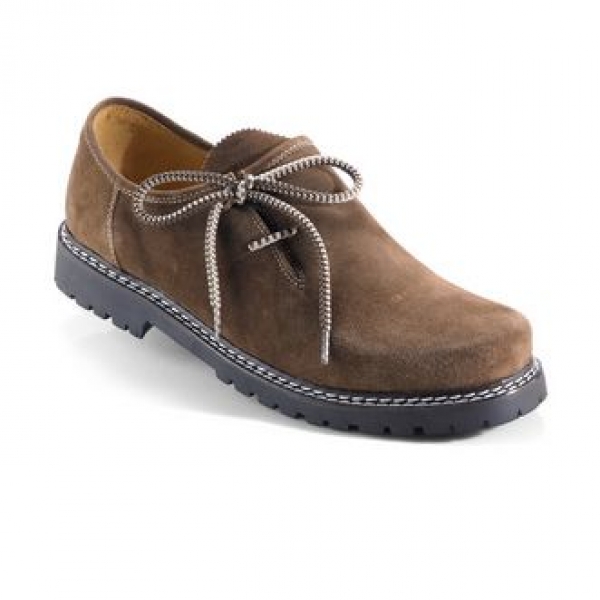 Haferlschuh Julian braun nuss Velourleder Maddox