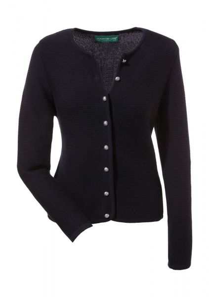 Trachtenjacke Trachten Strickjacke Lenya schwarz Country Line