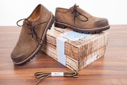 Haferlschuhe Ammerthal erdnuss braun Marjo