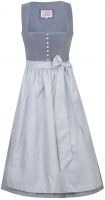 Dirndl midi 70 cm Marlene light denim hellblau blau Marjo