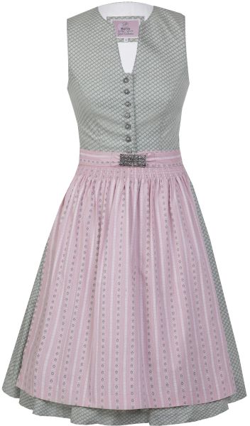 Dirndl mini 58 cm Selene mint rosa Marjo