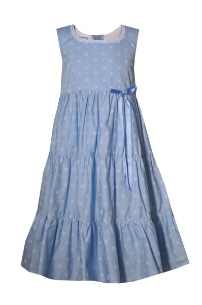 Trachtenkleid Kinder Schatzbach blau hellblau Hannah Collection