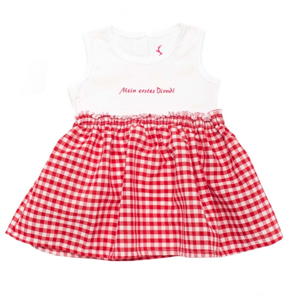 Baby Dirndl Ensdorf weiß/rot TU Felix Austria