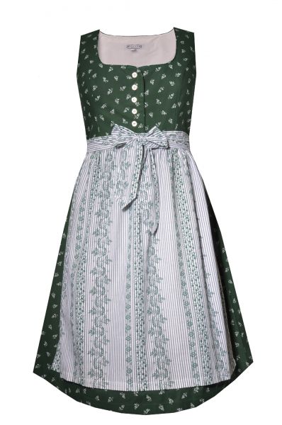 Dirndl midi 70cm Bad Bocklet grün Hannah Collection