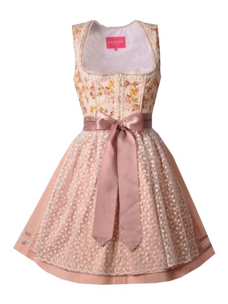 Dirndl mini 50cm Teichmühle rosa geblümt Krüger Madl