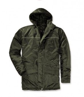Jagd und Forst Thermo-Regenjacke oliv wasserdicht S&amp;W