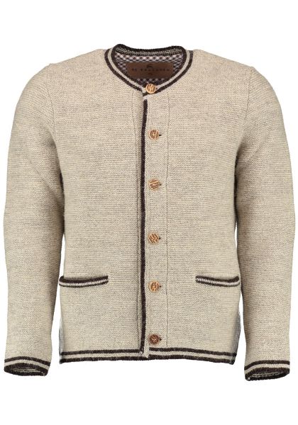 Strickjacke Trachtenjacke Seebachhütte ecru beige OS-Trachten