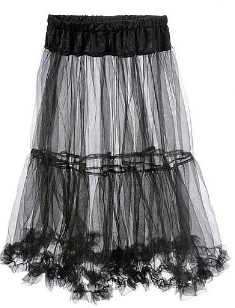 Petticoat 50 cm schwarz