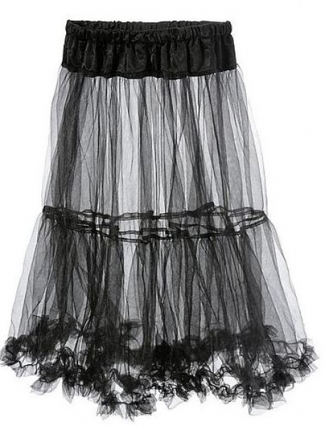 Petticoat 50 cm schwarz