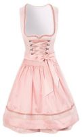 Dirndl mini 50 cm Großlellenfeld rosa creme altrosa Krüger