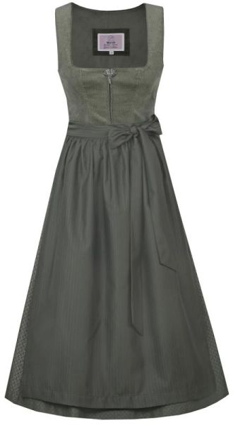 Dirndl midi 70 cm Riegsee Cord olive Marjo