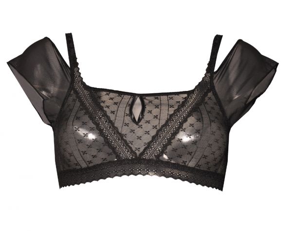 Dirndlbluse Kurf scharz Nuance