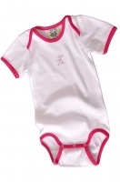 Baby Trachtenbody Habach weiß/pink Isar Trachten Baby Trachtenbody Habach weiß/pink Isar Trachten