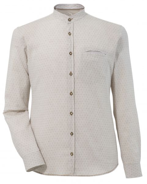 Trachtenhemd Sonnenreit beige natur Langarm 1890 Country by Murk