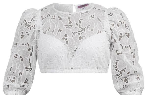 Dirndlbluse Vaterstetten off white 3/4-Arm Marjo