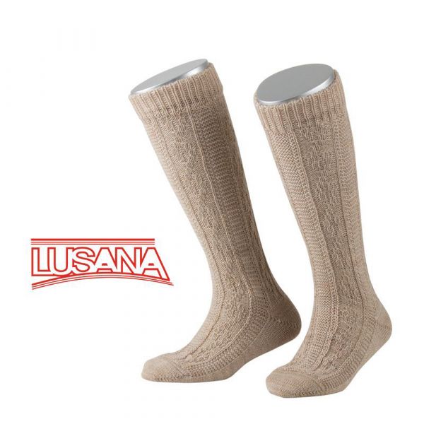 Kinder-Kurzhosenstrümpfe beige Lusana