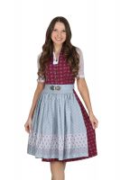 Dirndl midi 60 cm Untereichen brombeer rot grau Fuchs Dirndl midi 60 cm Untereichen brombeer rot grau Fuchs