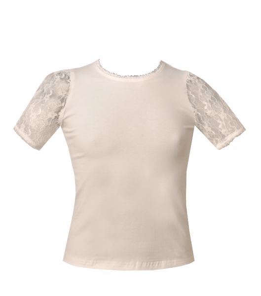 Dirndlbluse Kinderbluse Peggy ecru beige Krüger Kids