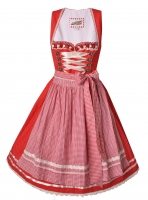 B-Ware / 2. Wahl Dirndl midi 60 cm rot Andreas Gabalier Kollektion by Krüger