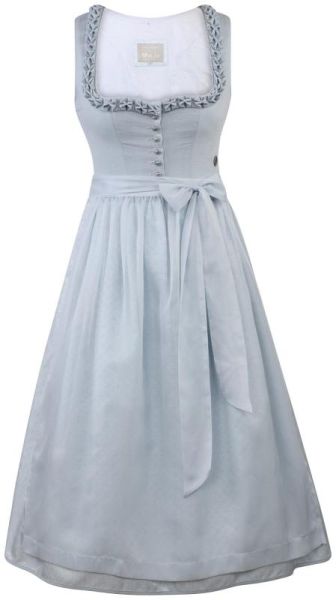 Dirndl midi 70cm Blue Belle hellblau Marjo