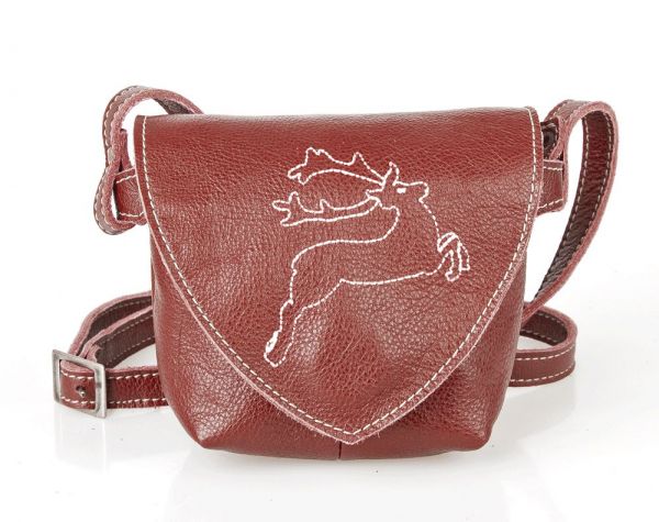 Dirndltasche Hirsch bordeaux