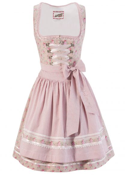 B-Ware / 2. Wahl - Dirndl mini 50 cm rosa Andreas Gabalier Kollektion by Krüger