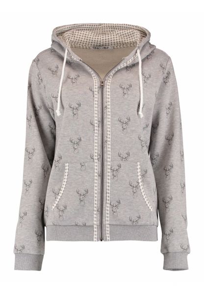 Trachtenjacke Sweatjacke Hani grau Hailys