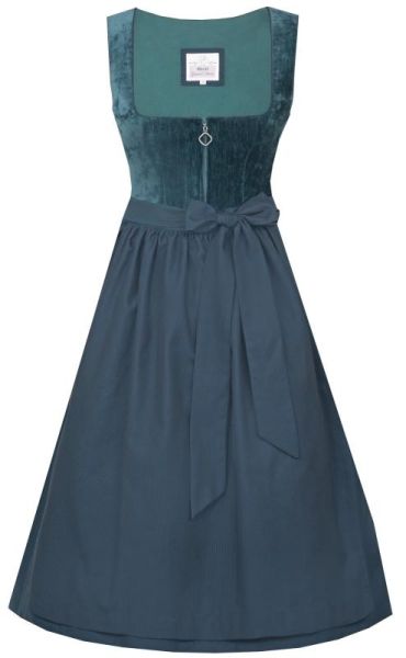 Dirndl midi 70cm Kirchham petrol Marjo
